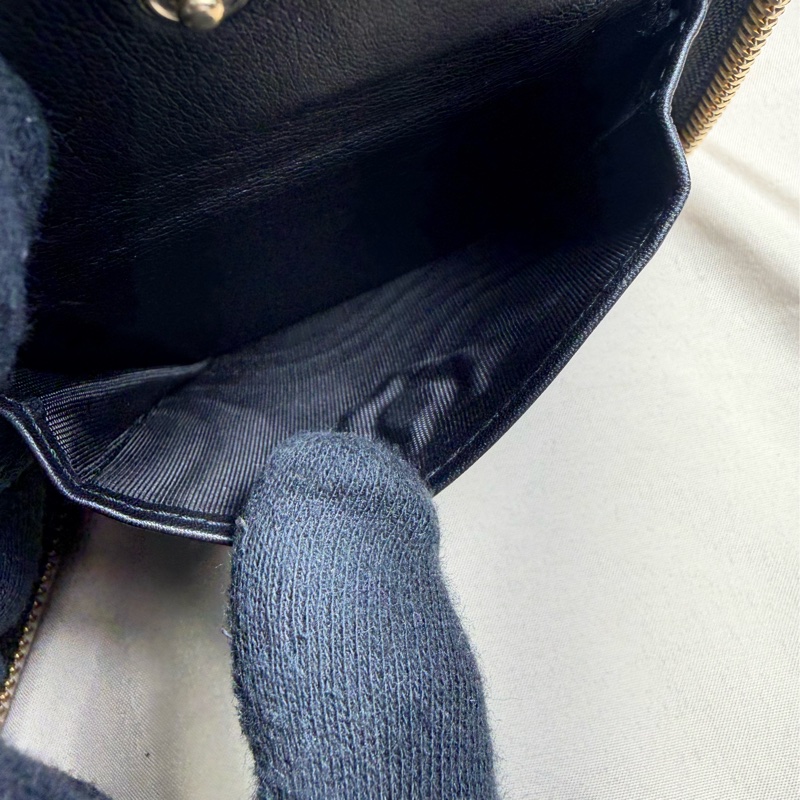 🔥質感實用 Gucci 古馳 黑老花拉鏈16卡長夾-4