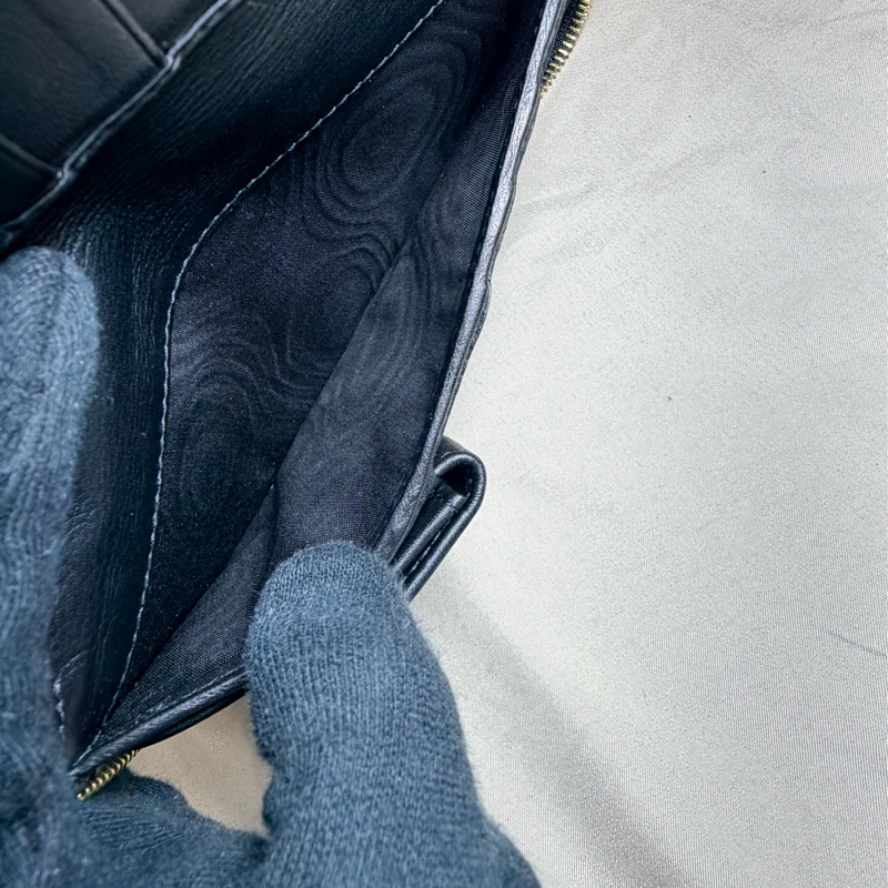 🔥質感實用 Gucci 古馳 黑老花拉鏈16卡長夾-5