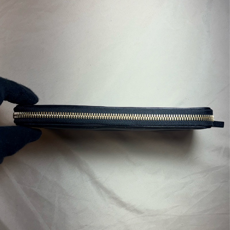 🔥質感實用 Gucci 古馳 黑老花拉鏈16卡長夾-7