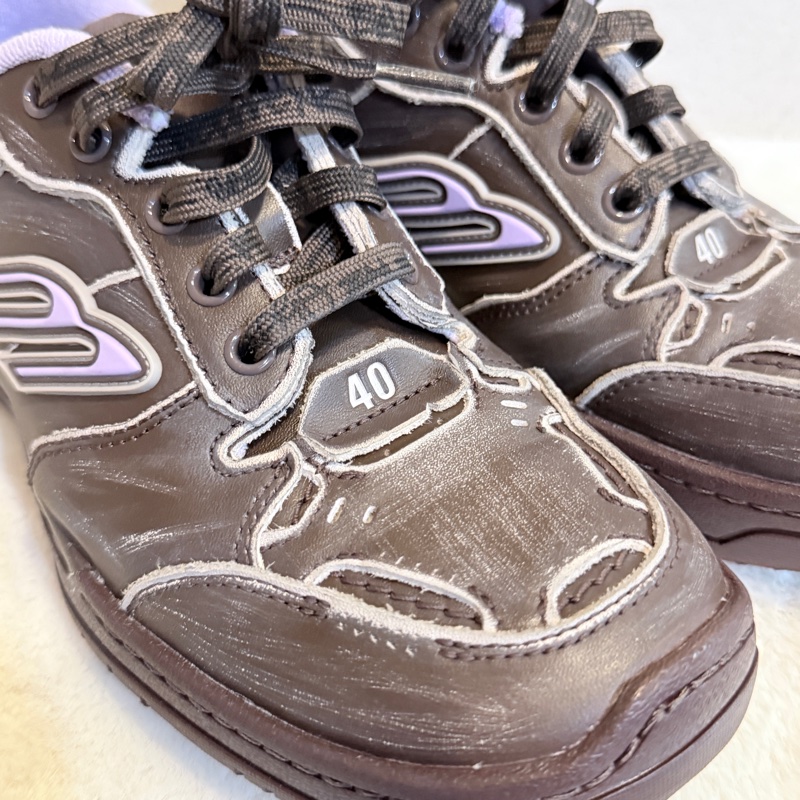 櫃上33900僅試穿✨ Balenciaga 巴黎世家 2025 HAMPTONS 復古做舊休閒鞋#40-1