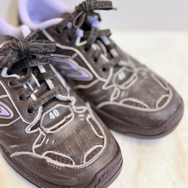 櫃上33900僅試穿✨ Balenciaga 巴黎世家 2025 HAMPTONS 復古做舊休閒鞋#40-10