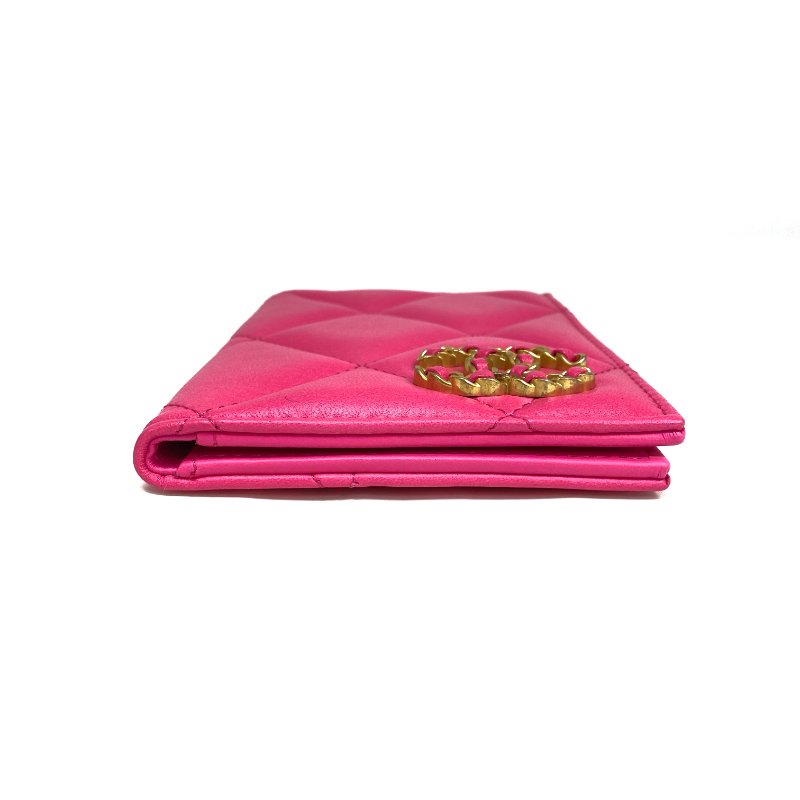 ☆ Chanel 香奈兒 Hot Pink Lambskin Passport Case 桃紅色小羊皮護照套 - 267000240-3