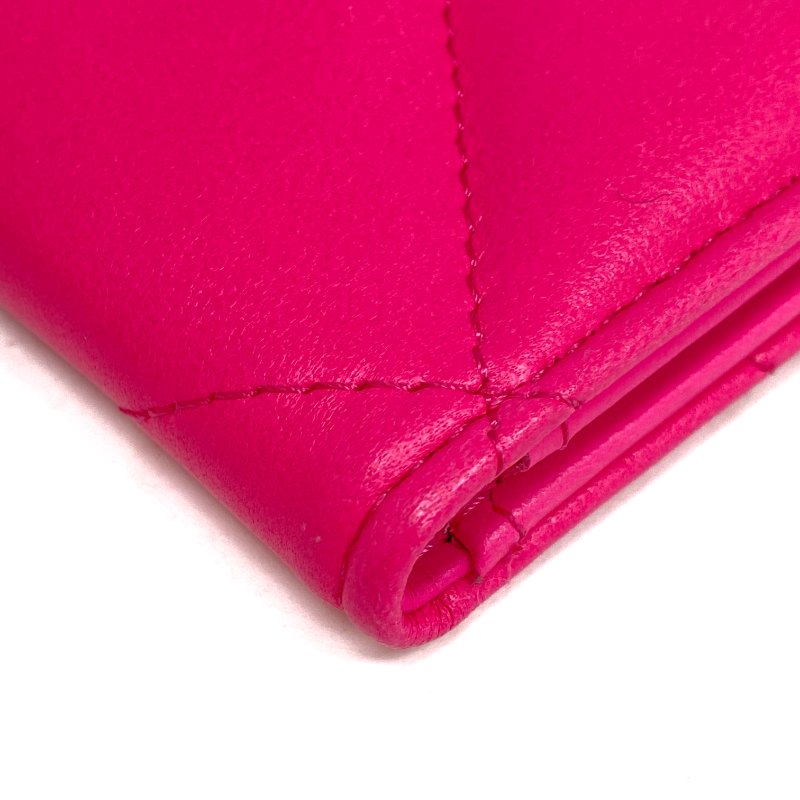 ☆ Chanel 香奈兒 Hot Pink Lambskin Passport Case 桃紅色小羊皮護照套 - 267000240-6