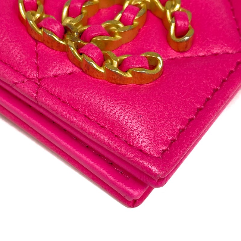 ☆ Chanel 香奈兒 Hot Pink Lambskin Passport Case 桃紅色小羊皮護照套 - 267000240-7