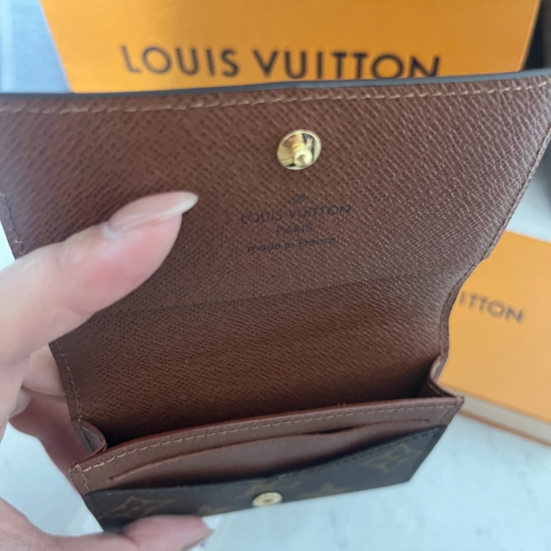 全新 LV Louis Vuitton 名片夾卡夾 全配-1