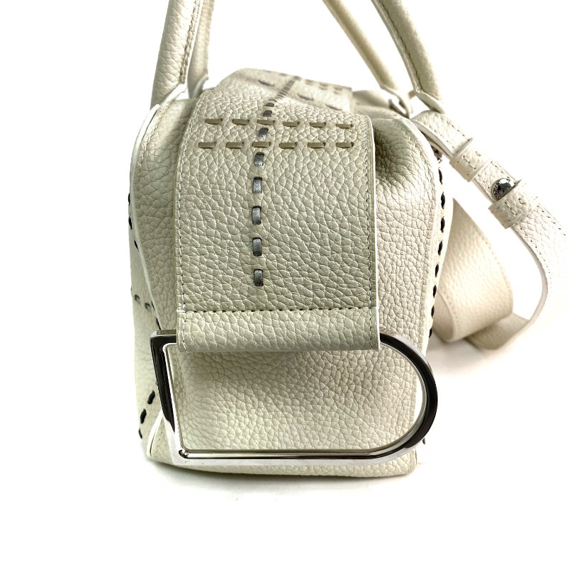 △ Delvaux 德爾沃 Ivory Calfskin Cool Box MM 2 Way Bag 象牙白色小牛皮兩用袋 - 257028354-4