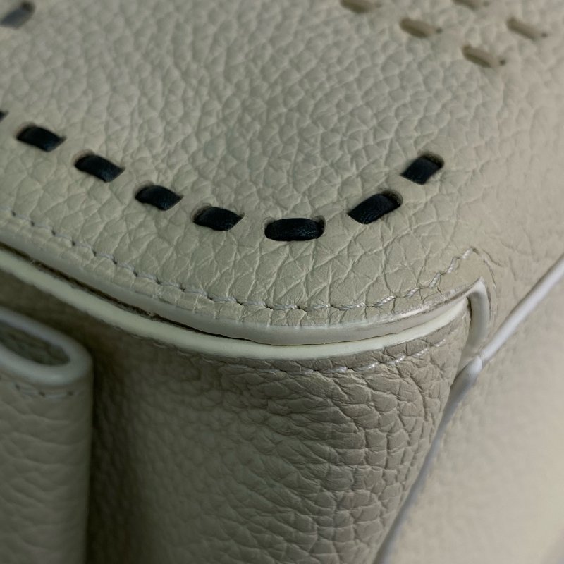 △ Delvaux 德爾沃 Ivory Calfskin Cool Box MM 2 Way Bag 象牙白色小牛皮兩用袋 - 257028354-6