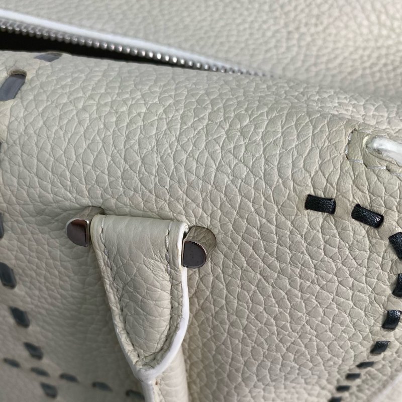 △ Delvaux 德爾沃 Ivory Calfskin Cool Box MM 2 Way Bag 象牙白色小牛皮兩用袋 - 257028354-22