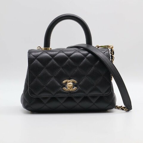 CHANEL Coco handle - mini黑金