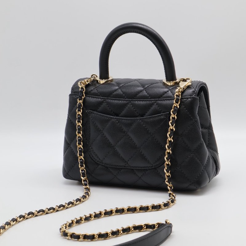 CHANEL Coco handle - mini黑金-1