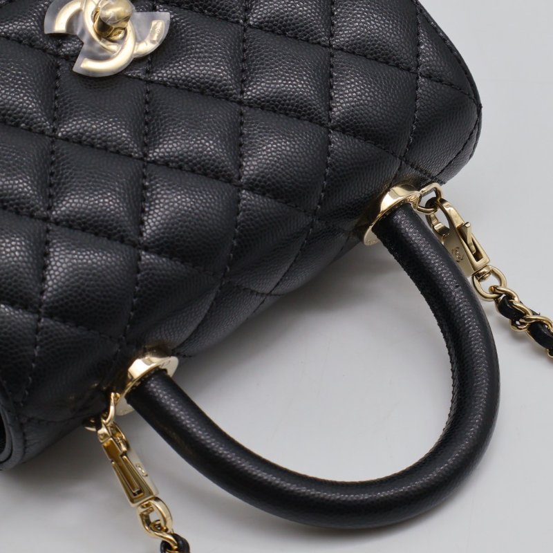 CHANEL Coco handle - mini黑金-4