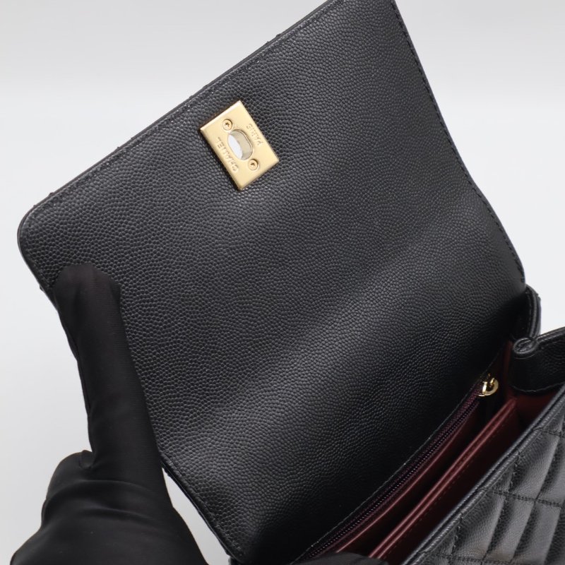 CHANEL Coco handle - mini黑金-5