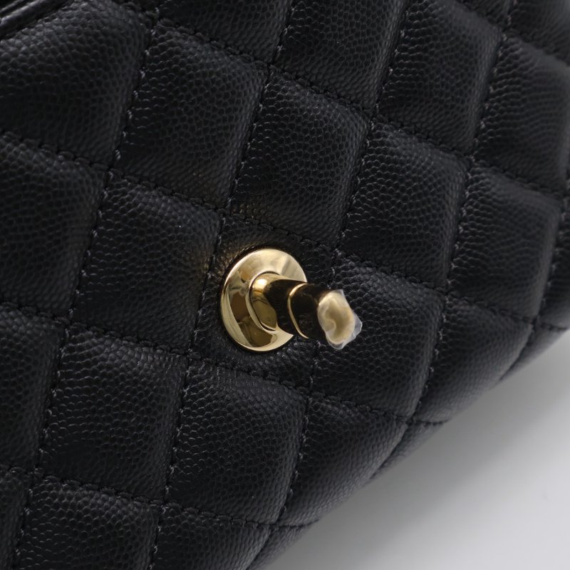 CHANEL Coco handle - mini黑金-9