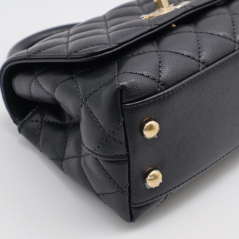CHANEL Coco handle - mini黑金-16