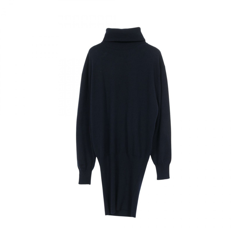 路易威登 (LOUIS VUITTON) 尼龍羊絨連身裙，海軍藍，二手女款，XS碼-1