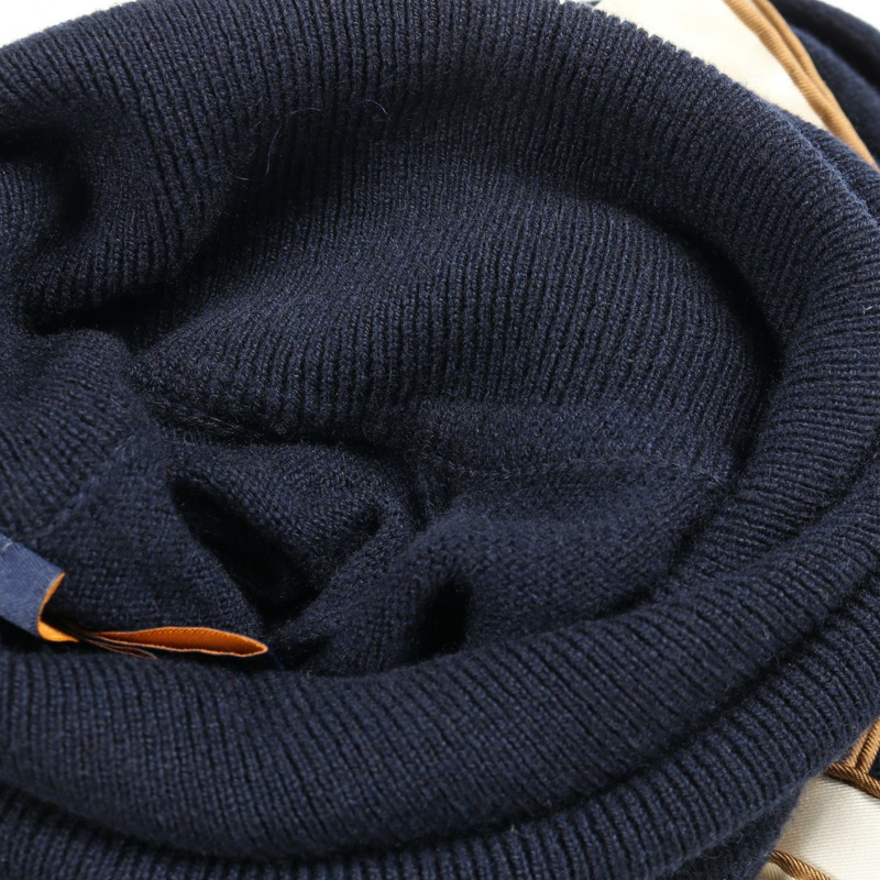 路易威登 (LOUIS VUITTON) 尼龍羊絨連身裙，海軍藍，二手女款，XS碼-7