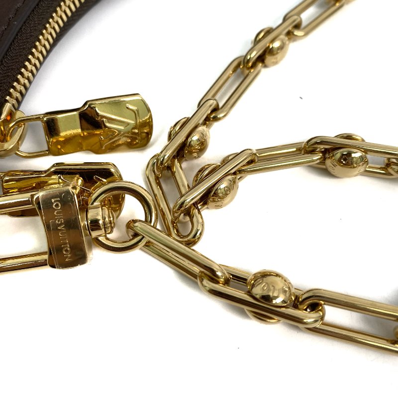 △ Louis Vuitton 路易威登 Brown Coated Canvas Monogram 20 Year Anniversary Celebration LV×TM Boulogne PM Chain Shoulder Bag M13265 啡色塗層帆布經典老花肩背袋 - 267000352-11