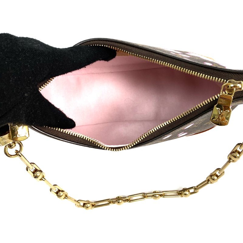 △ Louis Vuitton 路易威登 Brown Coated Canvas Monogram 20 Year Anniversary Celebration LV×TM Boulogne PM Chain Shoulder Bag M13265 啡色塗層帆布經典老花肩背袋 - 267000352-15