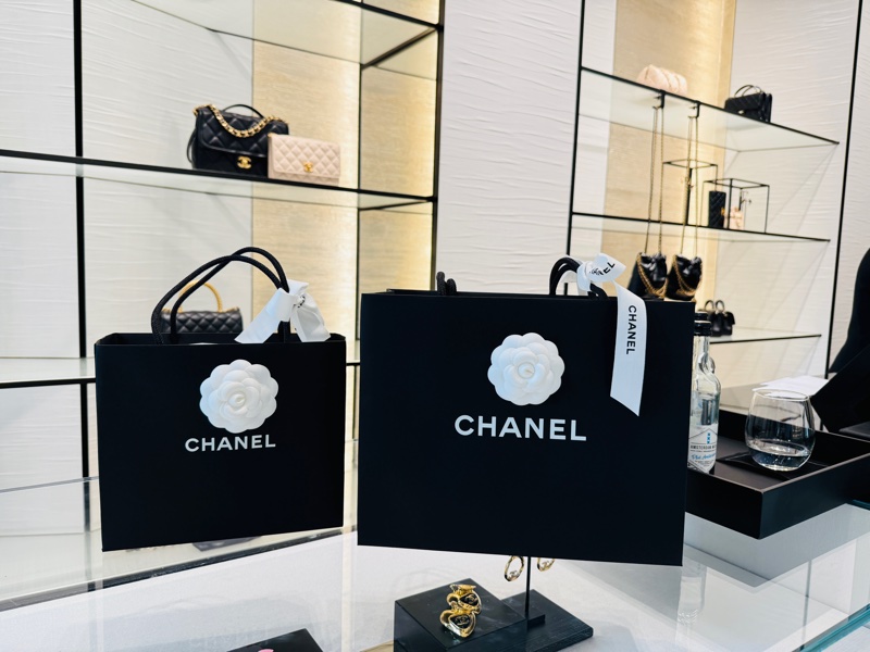 Chanel 荔枝皮三折短夾-3