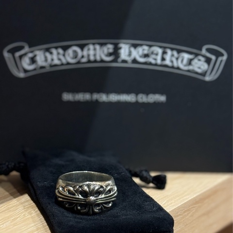 ChromeHearts 克羅心 Keeper Ring 窄版 守護者 戒 銀戒