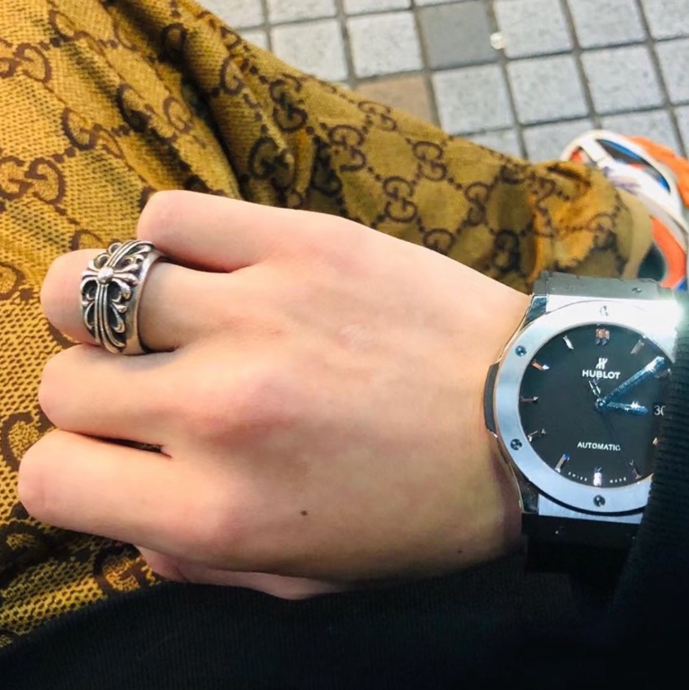 ChromeHearts 克羅心 Keeper Ring 窄版 守護者 戒 銀戒-3