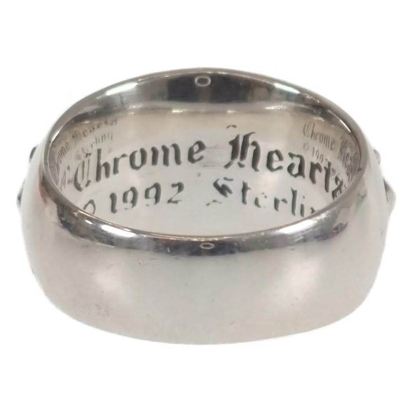 ChromeHearts 克羅心 Keeper Ring 窄版 守護者 戒 銀戒-6