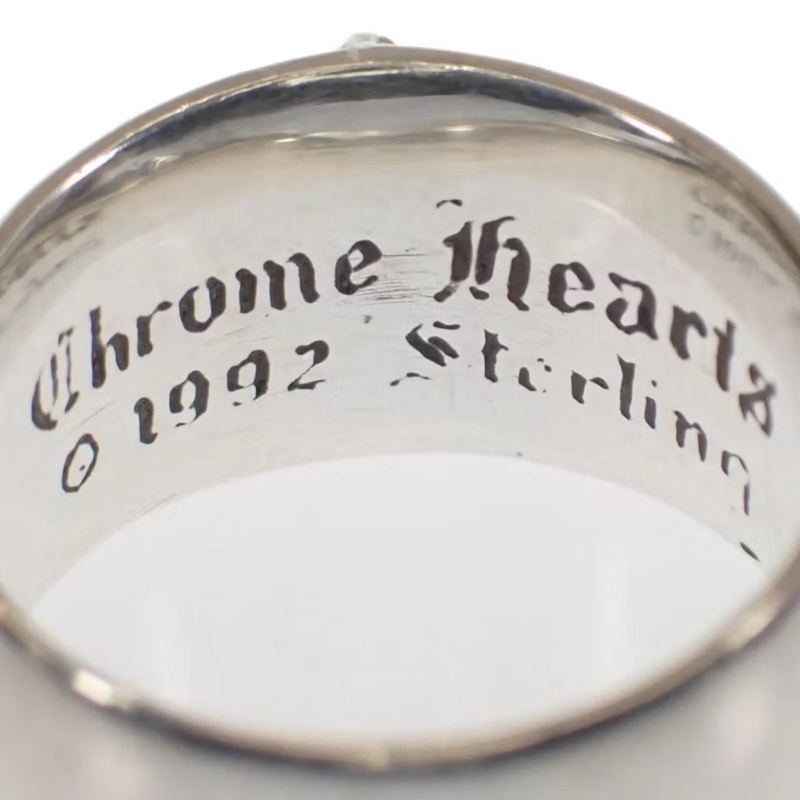 ChromeHearts 克羅心 Keeper Ring 窄版 守護者 戒 銀戒-8