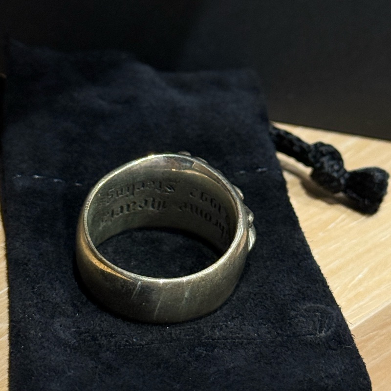 ChromeHearts 克羅心 Keeper Ring 窄版 守護者 戒 銀戒-9