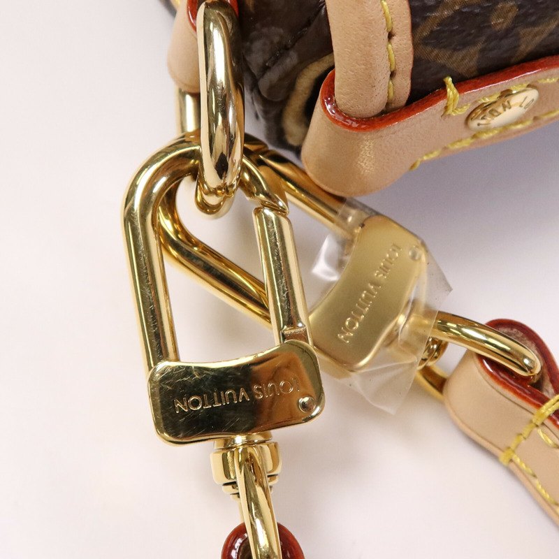 LOUIS VUITTON Monogram Saumur BB金扣手挽肩背兩用袋-6