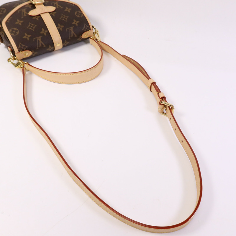 LOUIS VUITTON Monogram Saumur BB金扣手挽肩背兩用袋-7