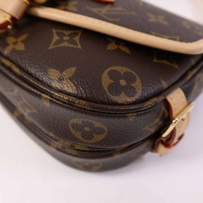 LOUIS VUITTON Monogram Saumur BB金扣手挽肩背兩用袋-9