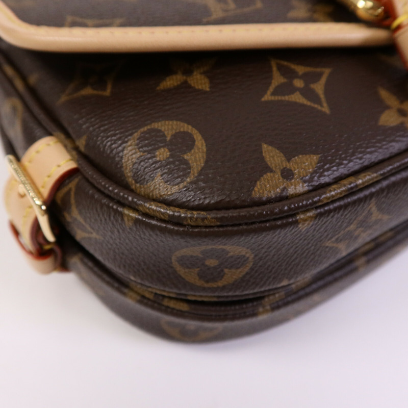 LOUIS VUITTON Monogram Saumur BB金扣手挽肩背兩用袋-10