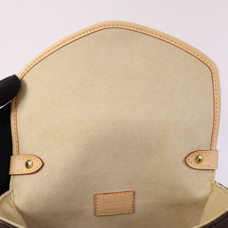 LOUIS VUITTON Monogram Saumur BB金扣手挽肩背兩用袋-14