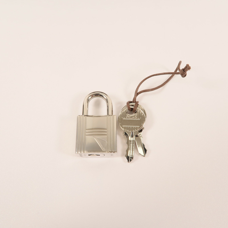 HERMES Clemence皮革Picotin PM銀扣手挽袋Etain-10