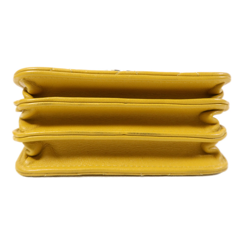 CHANEL 羊皮皮革Chain With Handle金扣鏈帶手挽肩背兩用袋-3