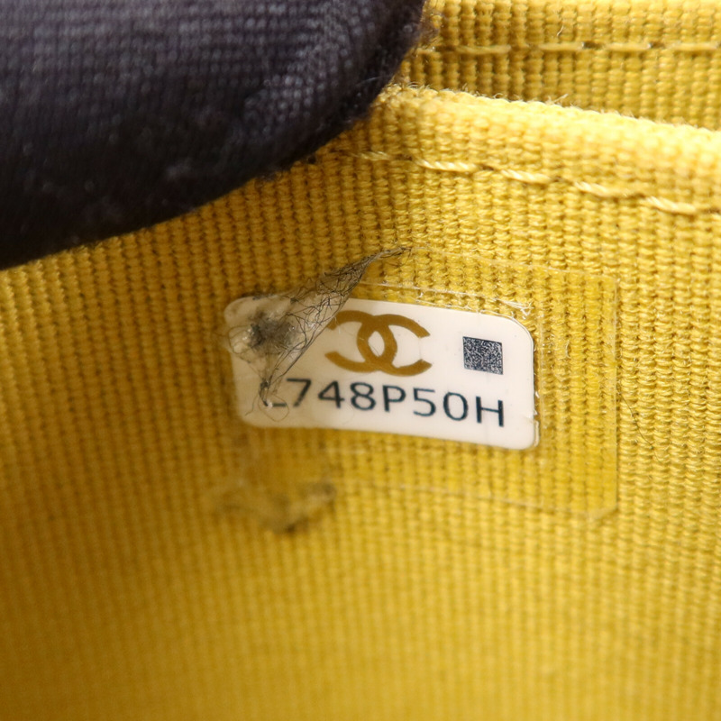 CHANEL 羊皮皮革Chain With Handle金扣鏈帶手挽肩背兩用袋-7