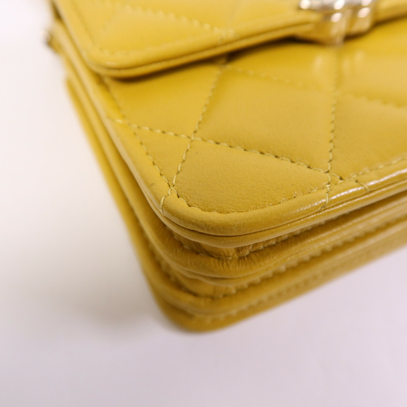 CHANEL 羊皮皮革Chain With Handle金扣鏈帶手挽肩背兩用袋-11