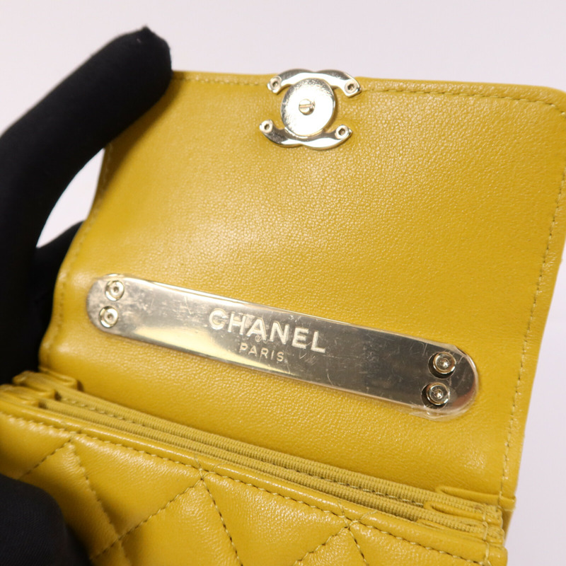 CHANEL 羊皮皮革Chain With Handle金扣鏈帶手挽肩背兩用袋-14