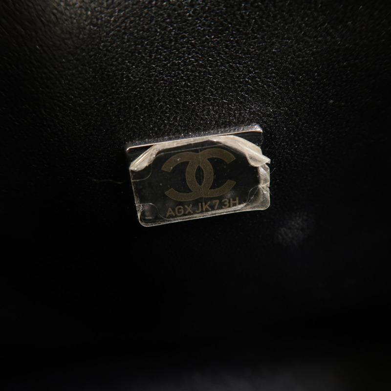 CHANEL 牛皮皮革Boy 20鏈帶肩背袋-6