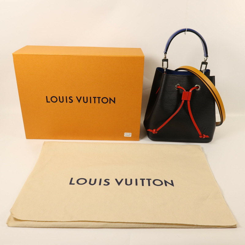 LOUIS VUITTON Epi Neo Noe BB銀扣手挽肩背兩用袋-9