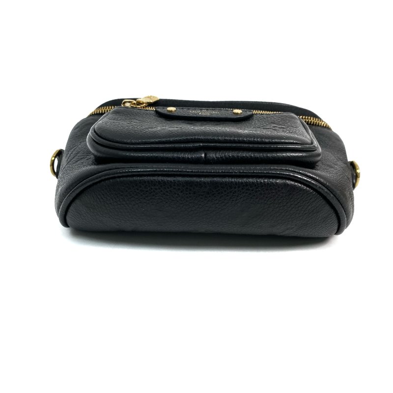 △ Louis Vuitton 路易威登 Black Empreinte Calfskin Monogram Mini Bumbag Shoulder Bag M46917 黑色小牛皮經典老花肩背袋 - 267000541-5