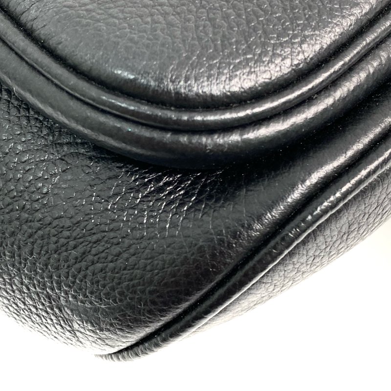 △ Louis Vuitton 路易威登 Black Empreinte Calfskin Monogram Mini Bumbag Shoulder Bag M46917 黑色小牛皮經典老花肩背袋 - 267000541-6