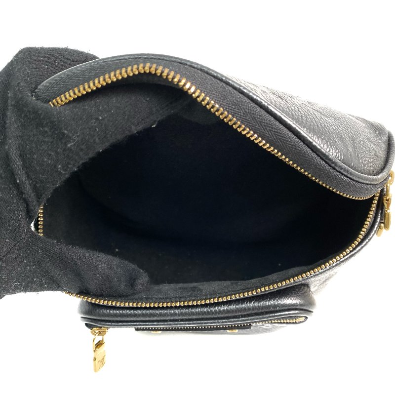 △ Louis Vuitton 路易威登 Black Empreinte Calfskin Monogram Mini Bumbag Shoulder Bag M46917 黑色小牛皮經典老花肩背袋 - 267000541-15