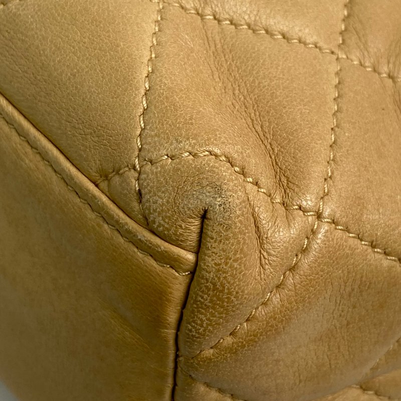 △ Chanel 香奈兒 Beige Lambskin Gold Tone Metal Vintage Shoulder Bag No.2 淺褐色小羊皮金色金屬經典肩背袋No.2 - 267000336-6