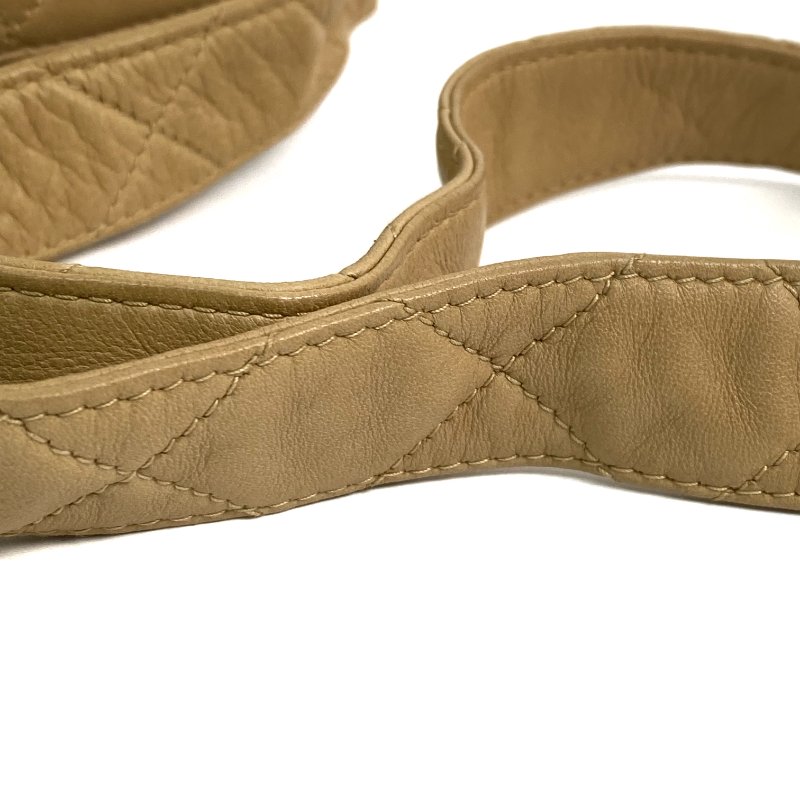 △ Chanel 香奈兒 Beige Lambskin Gold Tone Metal Vintage Shoulder Bag No.2 淺褐色小羊皮金色金屬經典肩背袋No.2 - 267000336-10