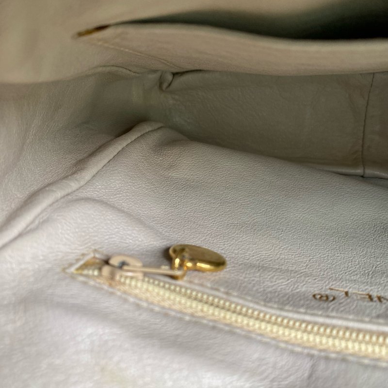 △ Chanel 香奈兒 Beige Lambskin Gold Tone Metal Vintage Shoulder Bag No.2 淺褐色小羊皮金色金屬經典肩背袋No.2 - 267000336-16