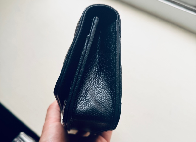 Chanel 香奈兒WOC金扣荔枝皮-3