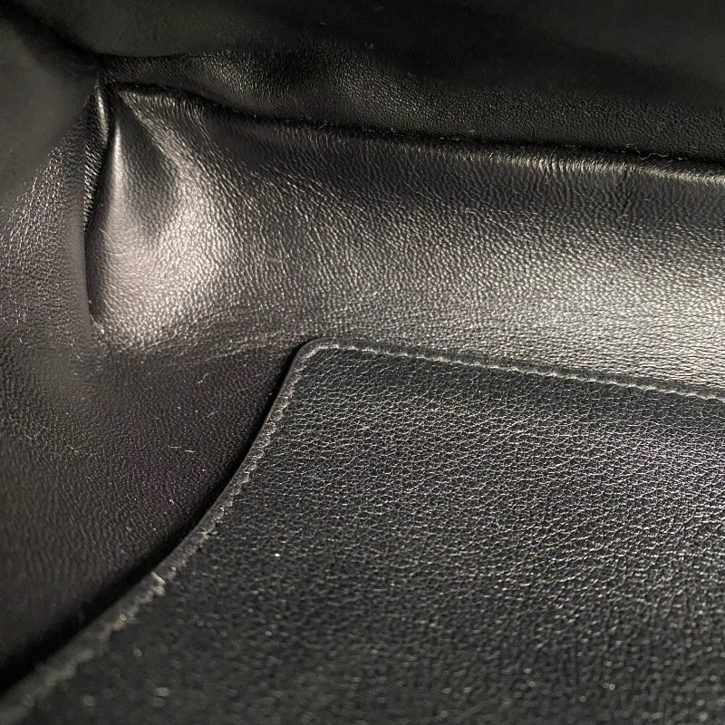 △ Prada 普拉達 Black Calfskin Medium Doux Chain Shoulder Bag 黑色小牛皮鎖鏈肩背袋 - 267000719-16