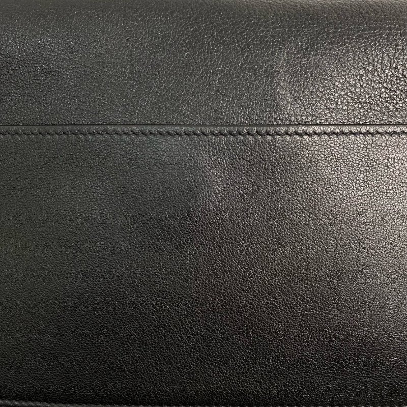 △ Prada 普拉達 Black Calfskin Medium Doux Chain Shoulder Bag 黑色小牛皮鎖鏈肩背袋 - 267000719-21