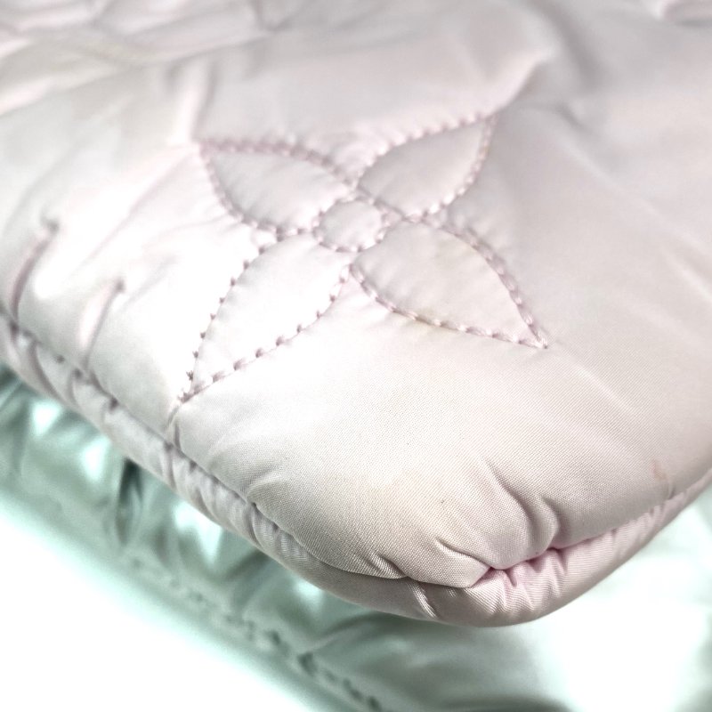 △ Louis Vuitton 路易威登 Pink And Silver Nylon Monogram Maxi Multi Pochette Accessoires Shoulder Bag M21056 粉紅色和銀色尼龍經典老花肩背袋 - 267000241-6